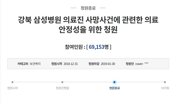 ìž„ì„¸ì› êµìˆ˜ ì²­ì™€ëŒ€ êµ­ë¯¼ì²­ì› 20ë§Œ ë²½ ëª» ë„˜ì–´ ê¸°ê´€ ë‹¨ì²´ ë‰´ìŠ¤ ê¸°ì‚¬ë³¸ë¬¸ ì²­ë…„ì˜ì‚¬