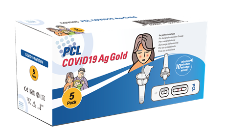 Ǿ ڷγ19 ڰŰƮ 'PCL COVID19 Ag Gold' ǰ ̹.
