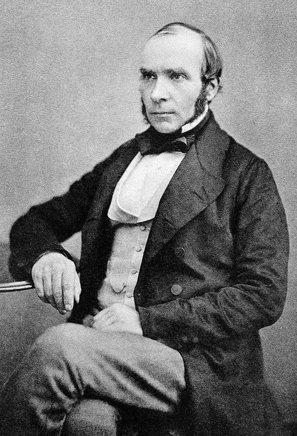 1856년의 존 스노. 위키백과 자료.