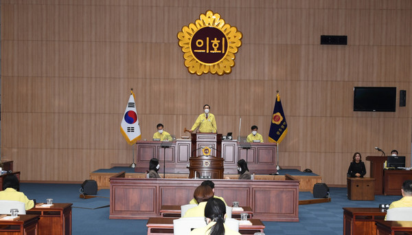 광주광역시의회는 15일 본회의를 열고 임시회 회기 등을 결정했다. 