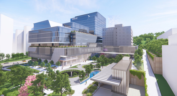 2030년 완공을 목표로 새롭게 지어질 강남세브란스병원의 조감도(사진제공: 강남세브란스병원).