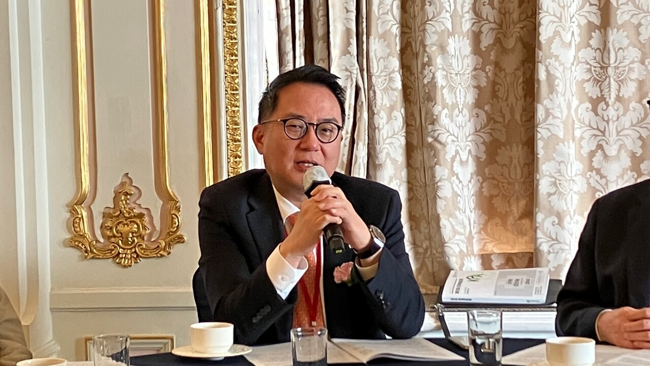 대한내과의사회 박근태 회장은 9일 열린 '제15회 춘계학술대회 기자간담회'에서 “(간호법으로) 간호사들과 사이가 안 좋다. 간호법과 맞물려 있는 상황에서 (본사업으로 전환되더라도 코디네이터) 활성화가 될지는 모르겠다”고 우려했다(ⓒ청년의사).