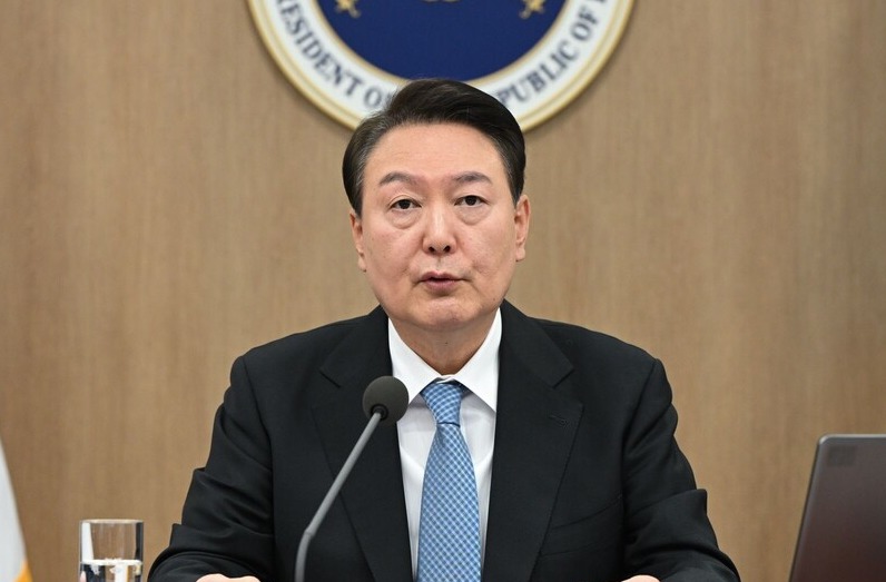 윤석열 대통령은 16일 오전 열린 제20회 국무회의에서 간호법 제정안에 대한 재의요구안을 심의 의결했다(대통령실 발췌).