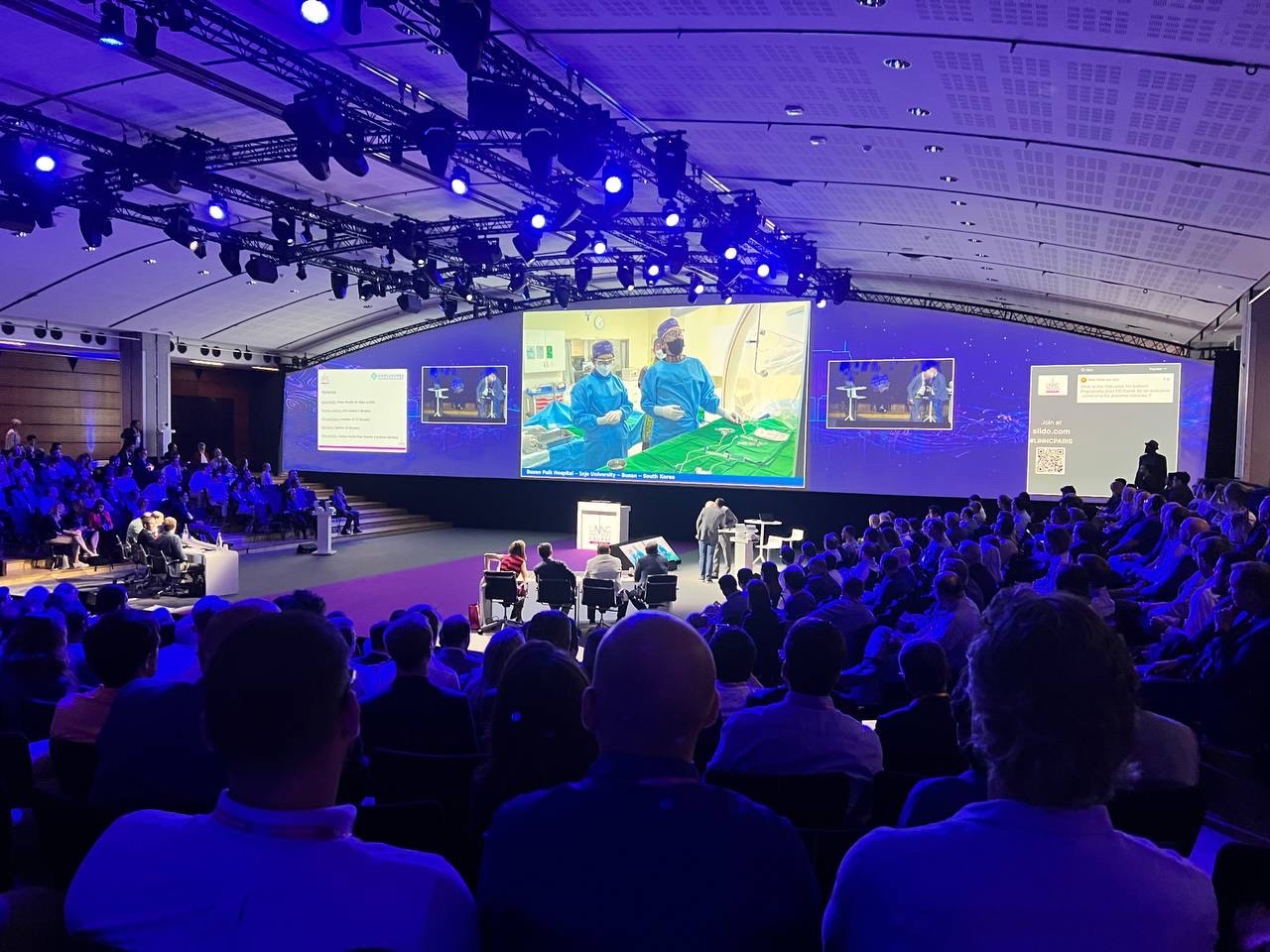 부산백병원 뇌혈관 시술, LINNC 열린 파리에서 생중계