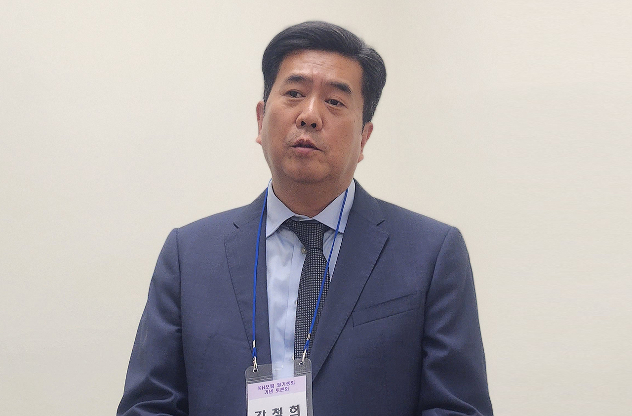 한국보건의료포럼(KH포럼) 강청희 대표는 지난 17일 기자간담회에서 정확한 추계와 분석을 바탕으로 의사 인력 정책을 추진해야 한다고 강조했다(ⓒ청년의사).