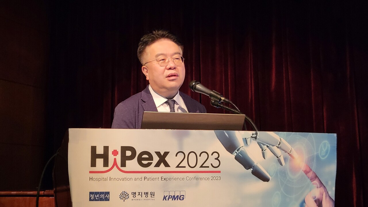 가천대 길병원 감염내과 엄중식 교수는 지난 22일 열린 'HiPex 2023'에서 의료기관 감염관리의 중요성을 강조했다.