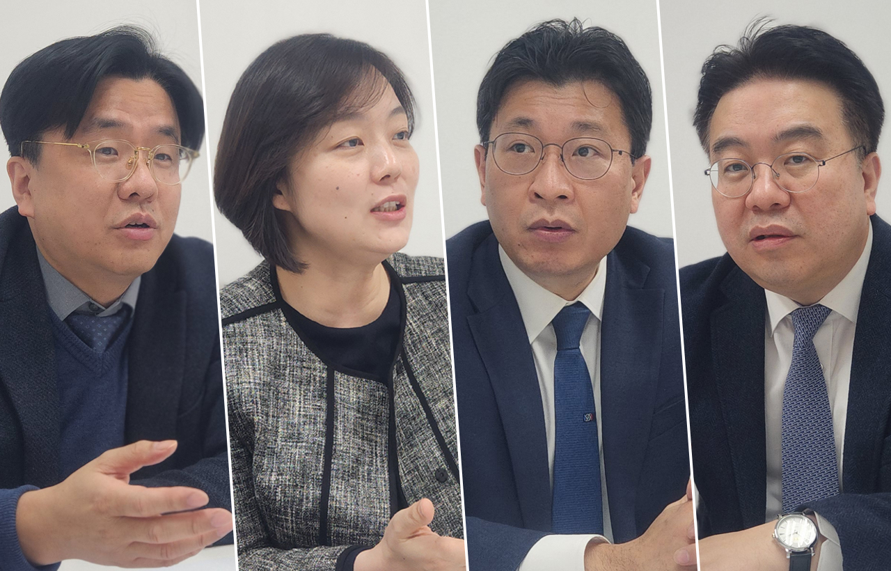 (왼쪽부터) 한림대강남성심병원 이재갑 교수, 분당서울대병원 신명진 감염관리팀장, 세브란스병원 이혁민 교수, 가천대길병원 엄중식 교수는 미흡하긴 하지만 제2차 의료관련감염 예방관리 종합대책이 마련된 것만으로도 의미가 있다고 했다(ⓒ청년의사).