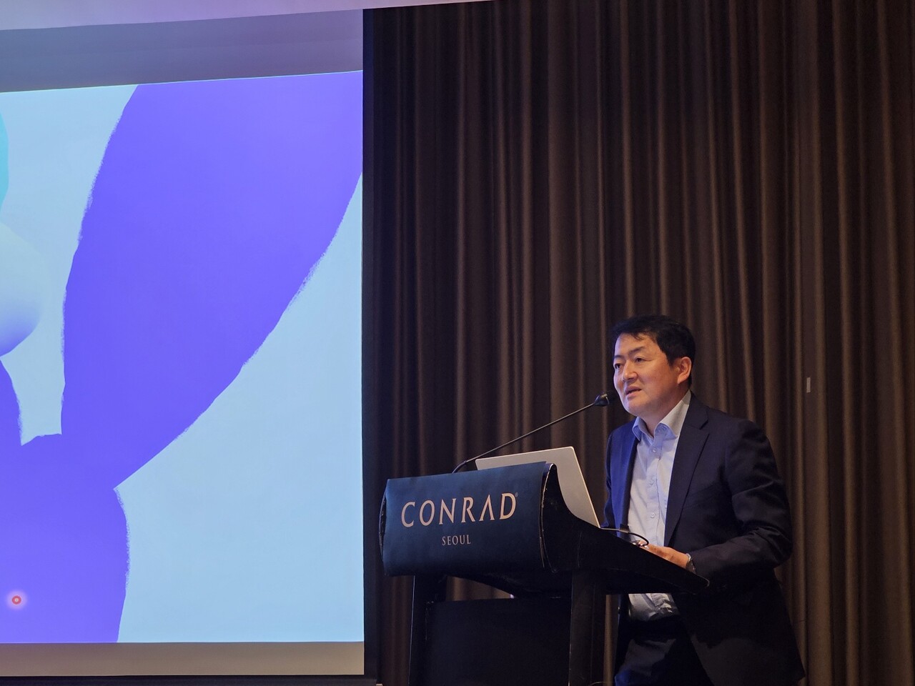 지놈앤컴퍼니 배지수 대표이사는 이날 새로운 사업 전략을 공개했다(ⓒ청년의사).