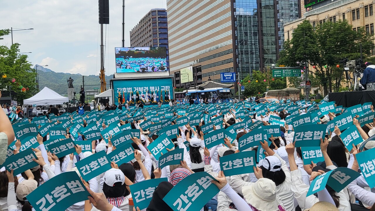 간호법에 대한 국민 여론이 긍정적이었다는 연구 결과가 나왔다(ⓒ청년의사).