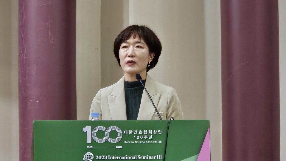 간협 서은영 이사는 많은 의료기관에서 전담간호사를 활용하고 있지만 표준화된 교육과 이에 따른 보상체계가 없다고 지적했다(ⓒ청년의사).