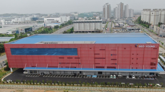 연면적 3만㎡ 규모의 국내 최대 의약품 전용 물류기지인 지오영 천안 제2허브물류센터 (사진제공: 지오영)