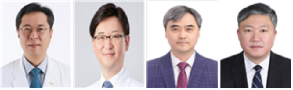 (왼쪽부터) 신응진 원장, 박진식 이사장, 양동헌 병원장, 윤석준 교수(사진 제공 : 보건복지부).