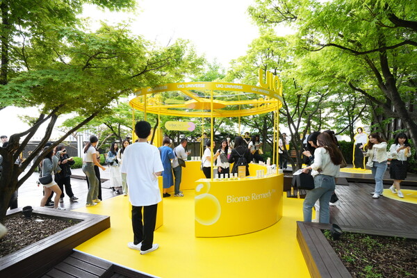 유이크 3주년 기념 팝업스토어 모습. 