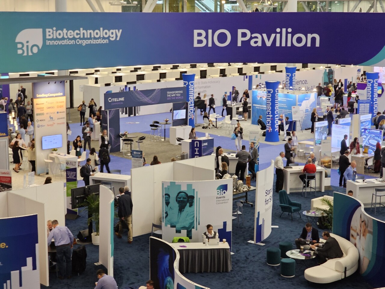 2023년 바이오USA 행사장 모습(©️청년의사).