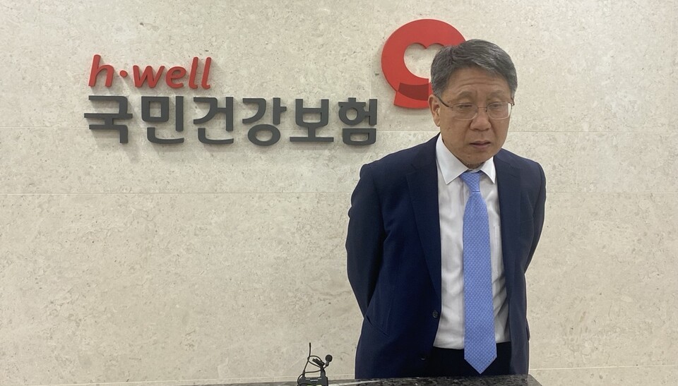 2025년도 수가협상 결렬을 선언하는 대한병원협회 송재찬 단장(상근부회장).