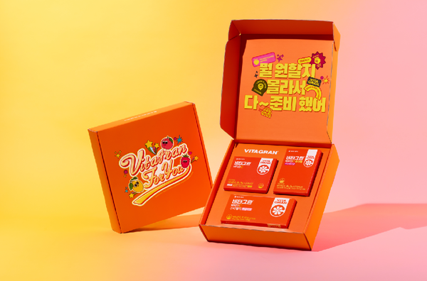 비타그란 3종 기프트 세트 제품 사진 (사진제공: 동아제약)