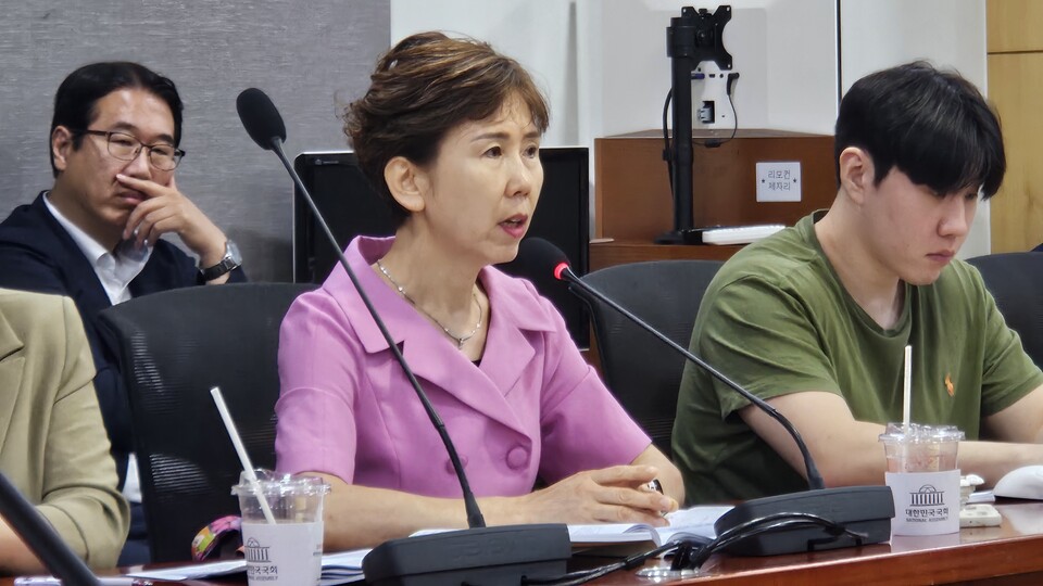 고등학교간호교육협회 김희영 회장은 전문대에 간호조무과 신설이 불필요하다며 간호조무사들이 학력 제한으로 차별받지 않고 있다고 주장했다(ⓒ청년의사).