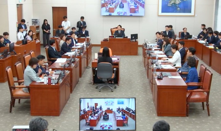 전남 지역 신설 의대법이 국회 교육위원회 법안심사소위원회에 회부됐다(사진출처: 국회의사중계시스템).