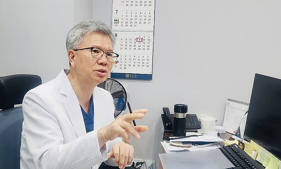 김택우 회장은 의대 증원 정책 등을 저지하기 위해 비상대책위원회를 구성한다면 의협 회장에게 주어진 권한을 이양받아야 한다고 했다(사진 출처: 의협 출입기자단).