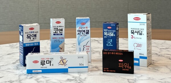 중국에 유통될 한미약품 일반의약품 7종 제품 사진 (사진제공: 한미약품)