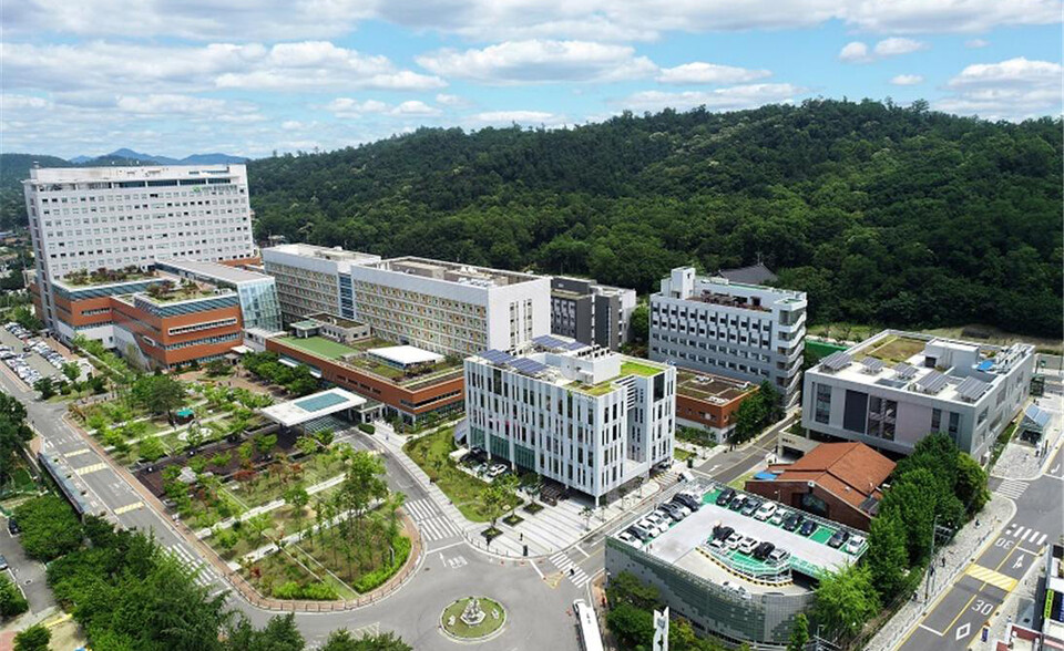 서울시 강동구에 위치한 중앙보훈병원 전경(사진제공: 중앙보훈병원).