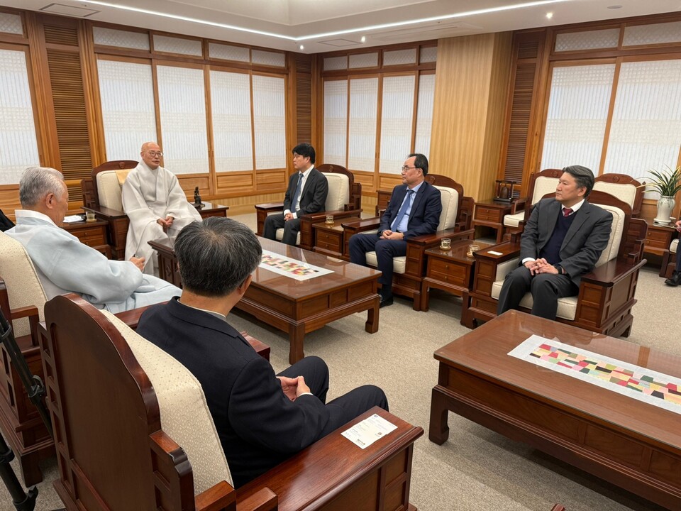 대한의사협회는 22일 오후 한국종교지도자협의회와 간담회를 진행했다(사진 제공: 대한의사협회).