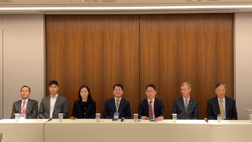 재미한인의사협회(KAMA)가 지난 22일 서울 신라호텔에서 열린 50주년 기념 ‘2024 연례학술대회’ 기자간담회를 개최했다(ⓒ청년의사).