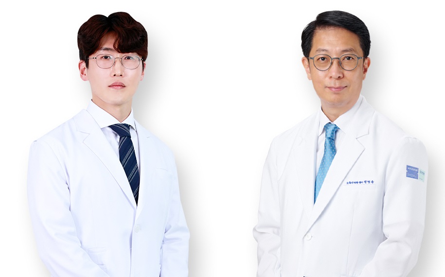 왼쪽부터 국민건강보험 일산병원 박찬수 교수와 박병규 교수(사진 출처: 일산병원).