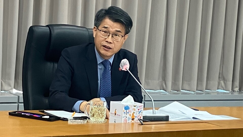 국민건강보험공단 김남훈 급여상임이사가 공단 특사경법 국회 통과에 집중하겠다고 했다(ⓒ청년의사).