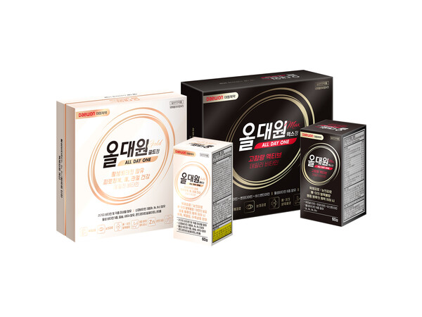 올대원 골드정, 올대원 맥스정 제품 사진 (사진 제공: 대원제약)