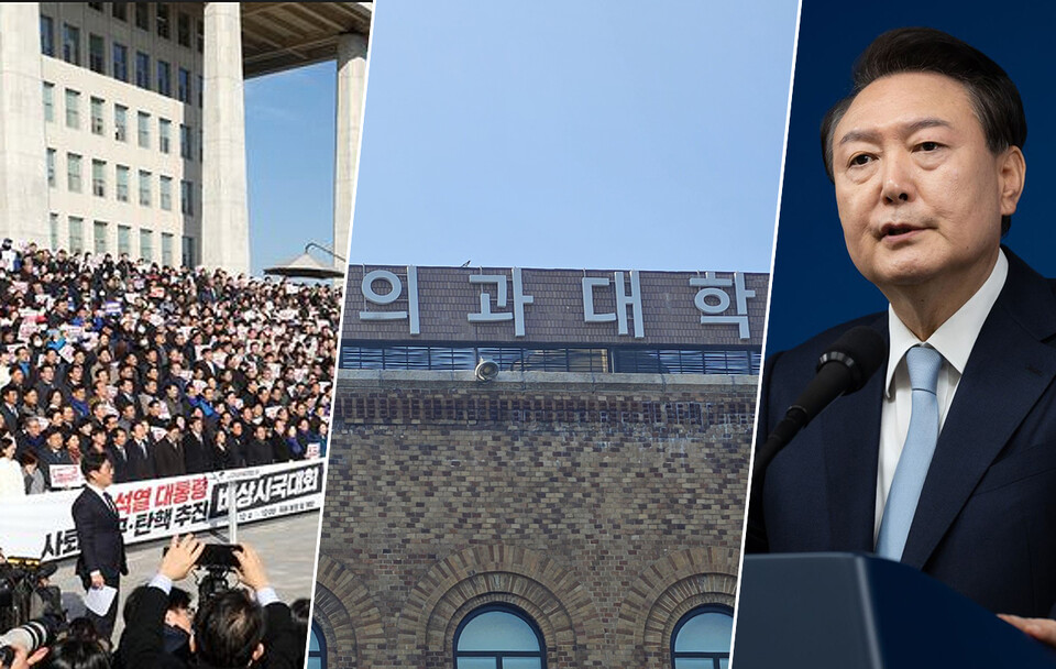 윤석열 대통령은 비상계엄 선포 6시간 만에 이를 해제했다. 더불어민주당 등 야당은 4일 윤 대통령 탄핵소추안을 국회에 제출했다(ⓒ청년의사).