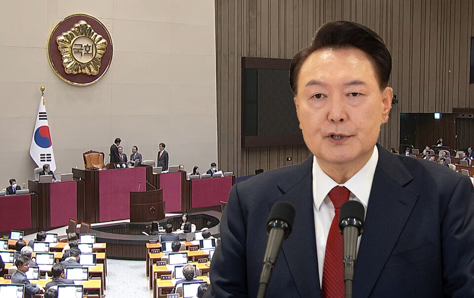 윤석열 대통령 탄핵소추안이 14일 국회를 통과했다(ⓒ청년의사).