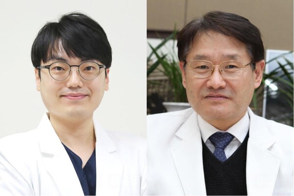 칠곡경북대병원 신장내과 임정훈 교수(왼쪽)와 경북대병원 신장내과 김용림 교수(오른쪽).