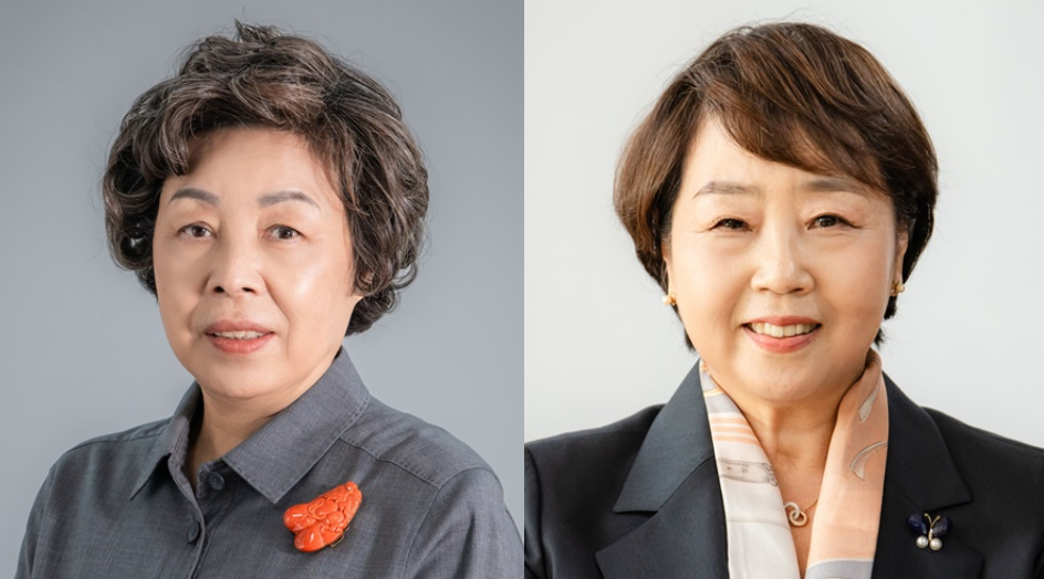 제40대 대한간호협회장 선거에서 기호1번 신경림 후보(왼쪽)와 기호2번 탁영란 후보가 맞붙는다(사진 제공: 대한간호협회).