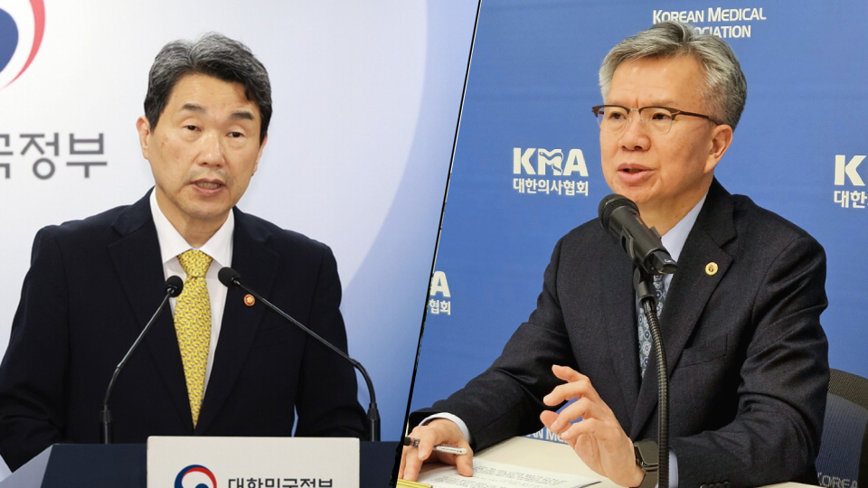 이주호 부총리와 김택우 대한의사협회장 회동 사실이 교육부를 통해 공개되자 정부가 사태 해결보다는 여론 형성에 치중한다는 지적이 나온다.