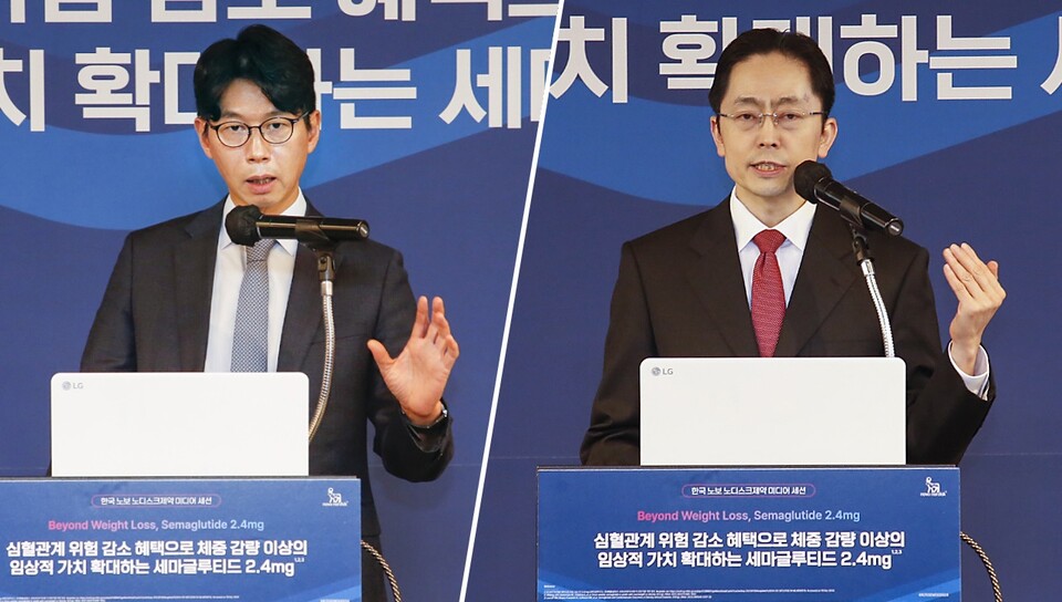 분당서울대병원 내분비대사내과 임수 교수(왼쪽)와 서울성모병원 순환기내과 윤종찬 교수.