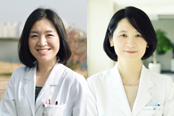 (왼쪽부터)서울아산병원 건강의학과 정영주 교수, 김홍규 교수(사진 제공 : 서울아산병원).