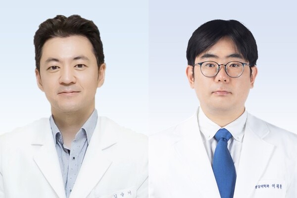 분당서울대병원 산부인과 김슬기 교수, 영상의학과 이재환 교수(사진제공 : 분당서울대병원)