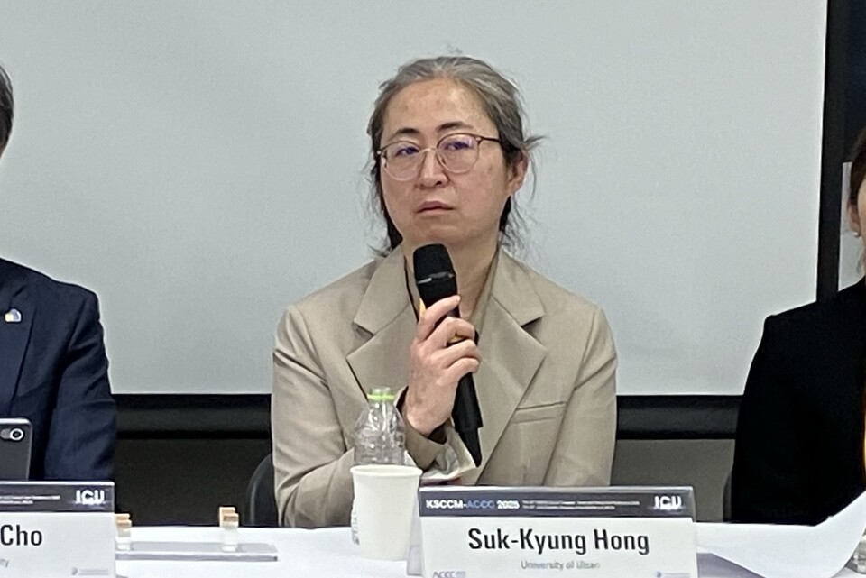 대한중환자의학회 홍석경 교수는 중환자실을 운영할 수 있는 인프라가 갖춰진 병원에 대한 등급화 필요성을 강조했다(ⓒ청년의사).