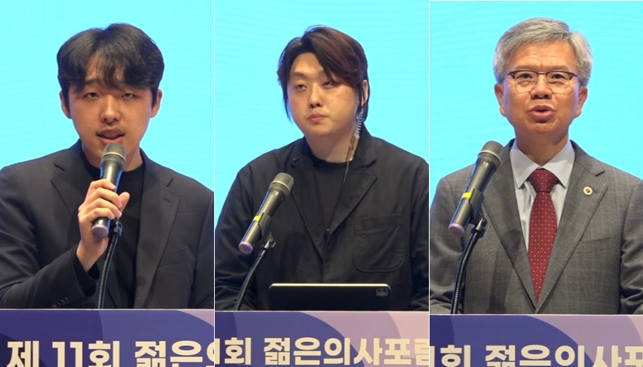 의대생과 전공의, 공중보건의사 1,000여명이 한 자리에 모였다. 젊은 의사들은 의료정책 추진 과정에 목소리를 내자고 했다. 선배 의사들도 지지를 약속했다(ⓒ청년의사). 