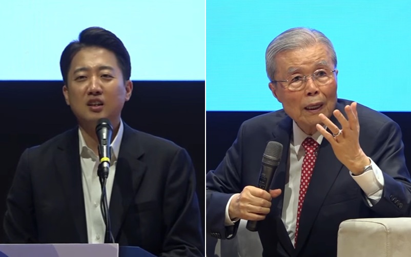 이준석 개혁신당 대선 후보와 김종인 전 국민의힘 비상대책위원장은 젊은 의사들에게 정책적 역량 강화를 조언했다(