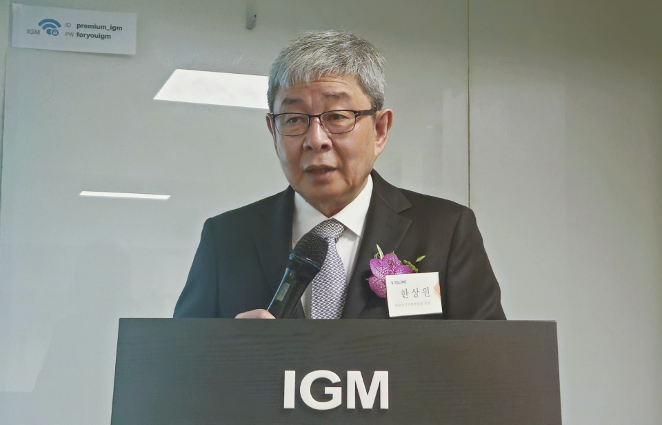 한상원 대한민국의학한림원장은 의정 갈등의 조속한 해결을 호소하는 메시지를 준비 중이라고 밝혔다(ⓒ청년의사).