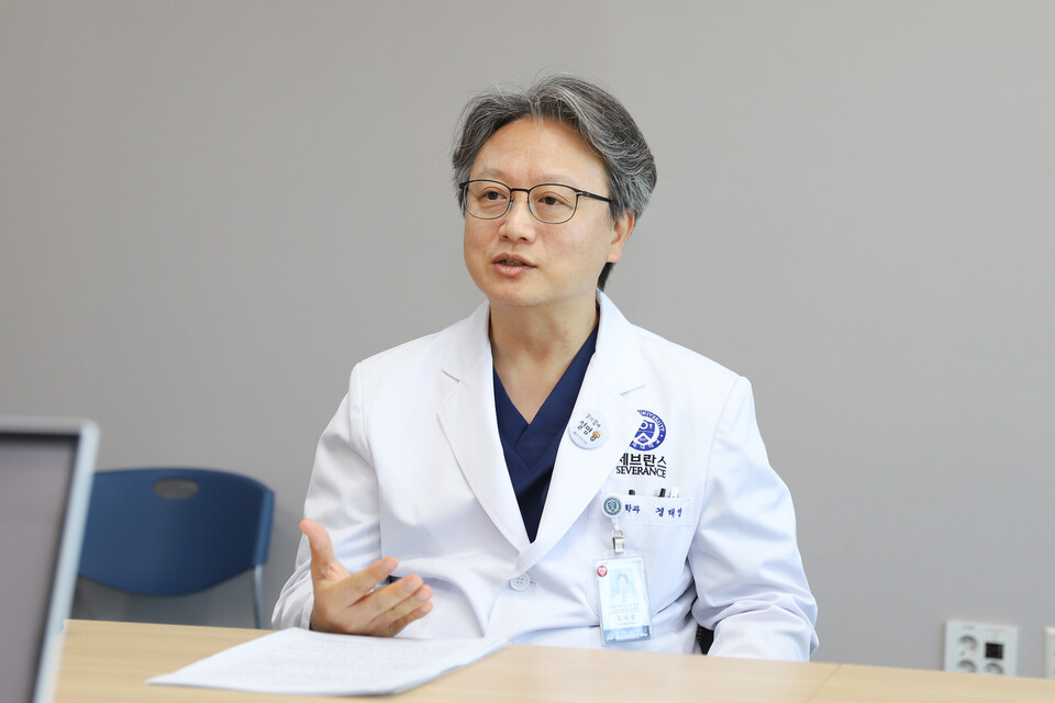 대한입원의학회 경태영 회장은 입원전담전문의가 안정적으로 자리 잡기 위한 제도 정립에 나서겠다고 했다(사진출처: 용인세브란스병원). 