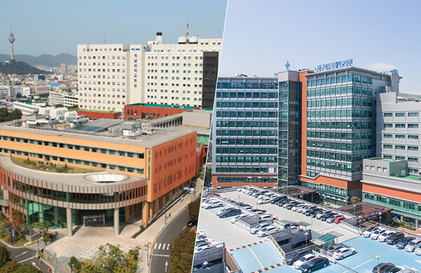 영남대병원(왼쪽)과 대구가톨릭대병원은 21일 하반기 전공의 모집을 마감했지만 정원을 채우지 못했다(ⓒ청년의사)