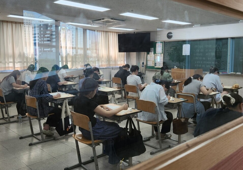 대한간호협회는 제22회 전문간호사 2차 시험이 지난 24일 진행됐다고 25일 밝혔다(사진제공: 대한간호협회).