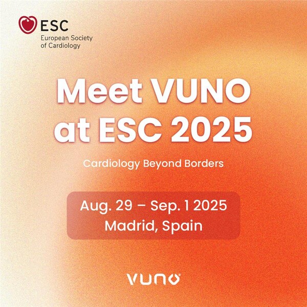 뷰노는 29일부터 다음달 1일까지 스페인 마드리드에서 열리는 ‘유럽심장학회 연례학술대회(ESC Congress 2025)’에 처음으로 참가해 AI 기반 심전도 분석 관련 초록 4건을 발표한다고 27일 밝혔다.(사진제공: 뷰노)