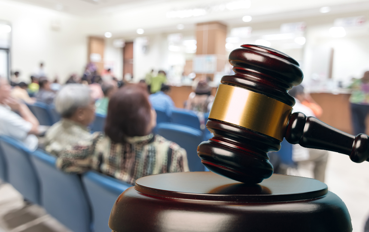 사무장병원 운영에 가담한 의사가 면허 정지 처분이 부당하다고 제기한 소송이 법웡에서 기각됐다(ⓒ청년의사).