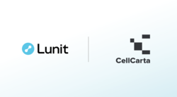 루닛 로고(왼쪽)와 셀카르타 로고.