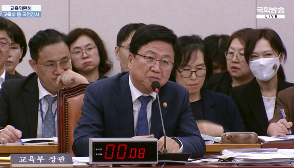 �Ǵ�� ���� �� ���� ù ��° �������翡�� ������ �Ǵ� �л� � ����� �ΰ� '�ν� ����' ������ ����ƴ�((���� ��ó: ��ȸ��� ��Ʃ�� �߰� ȭ�� ������).