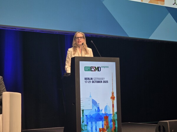 19일(현지시각) 독일 베를린에서 열린 유럽종양학회 연례학술대회(ESMO 2025)에서는 삼중음성 유방암을 대상으로 한 다트로웨이 3상 'TROPION-Breast02' 연구가 발표됐다.   